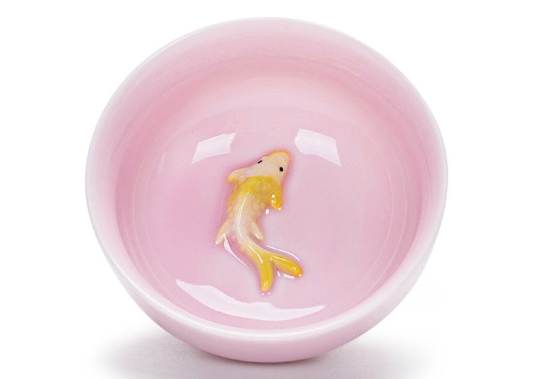 Fish Tea Cups-pink