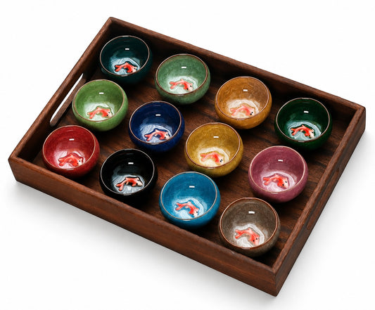 Handmade Fish Tea Cups
