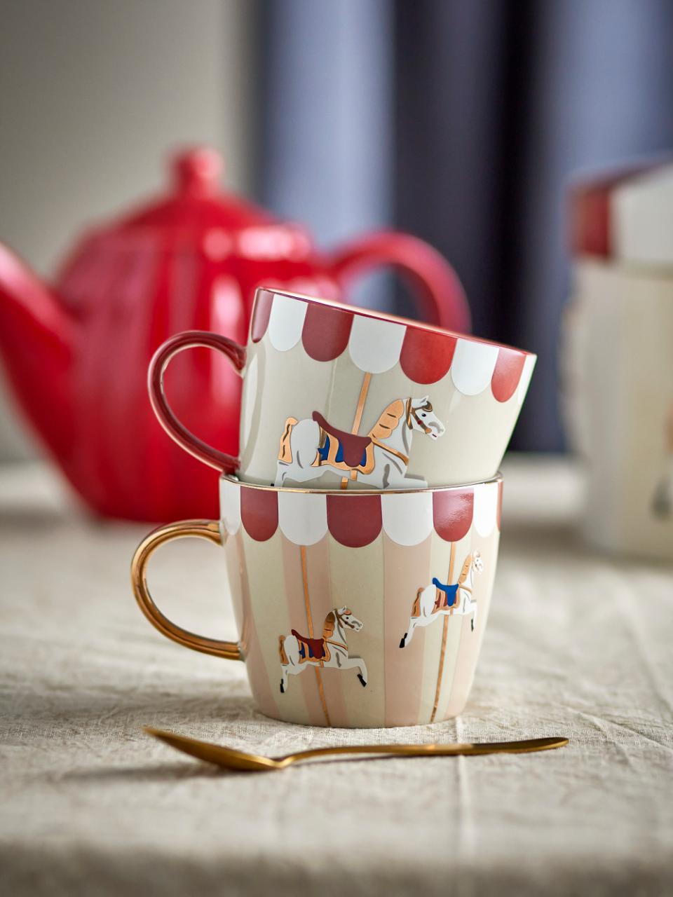Merry-go-round Mug, Multi, Stoneware