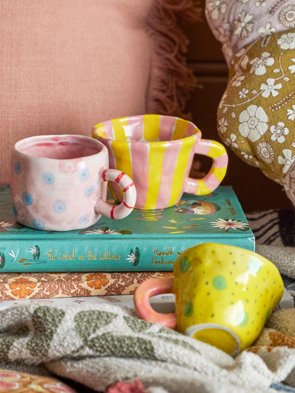 Nini Cup, Yellow, Stoneware