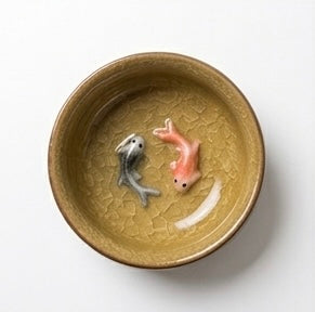 Handcrafted Koi Fish Bowl