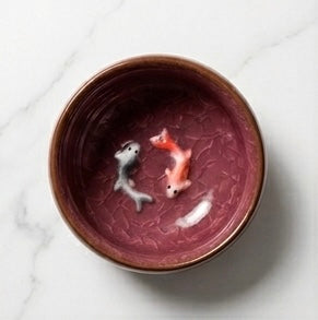 Handcrafted Koi Fish Bowl