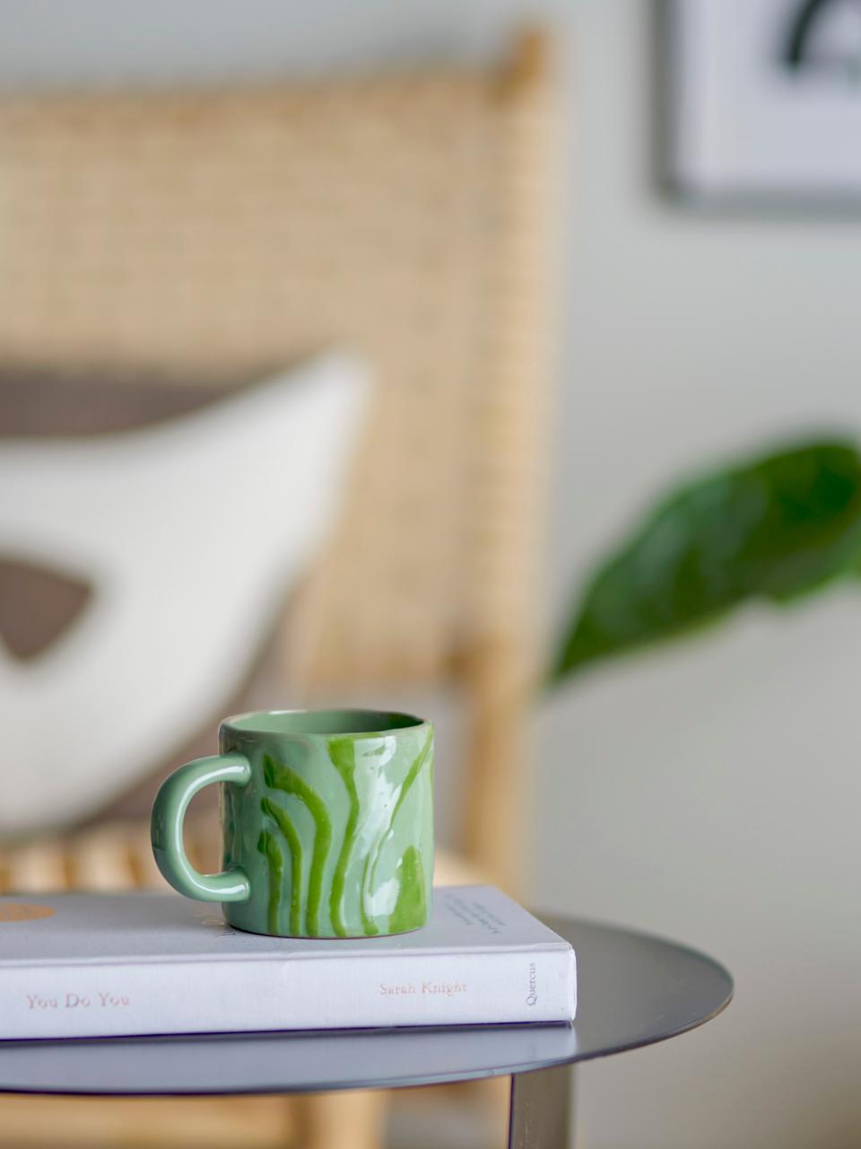 Ninka Mug, Green, Stoneware