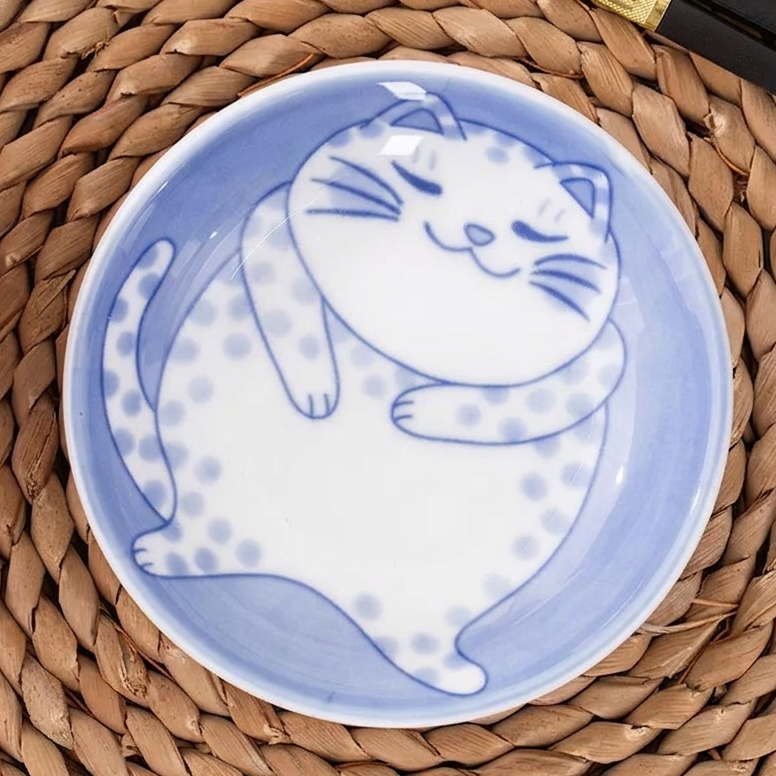 Cute Cat Ceramic Sauce Dishes