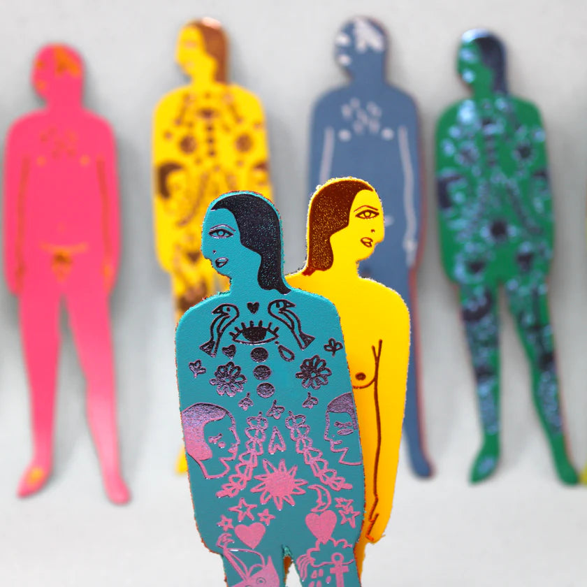 Tattooed Nudist Bookmarks