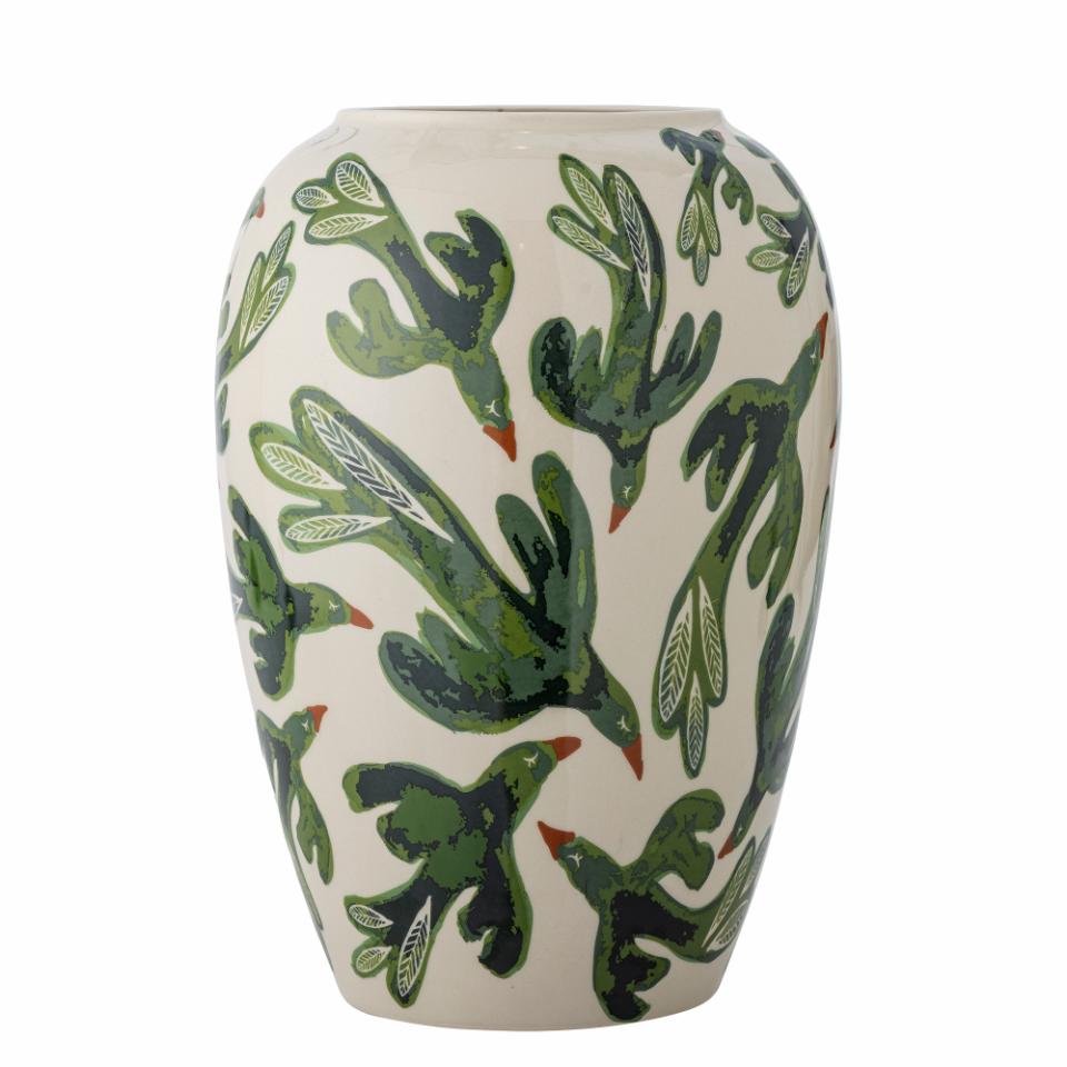 Birdliva Vase, Multi, Stoneware
