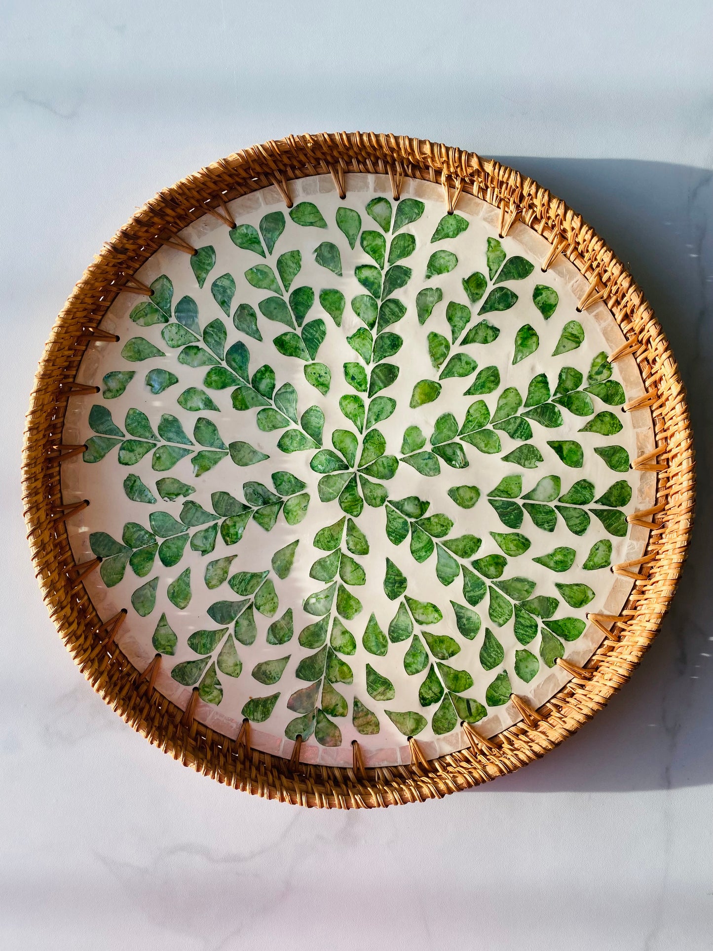 Handwoven Rattan Serving Tray