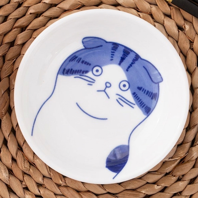 Cute Cat Ceramic Sauce Dishes