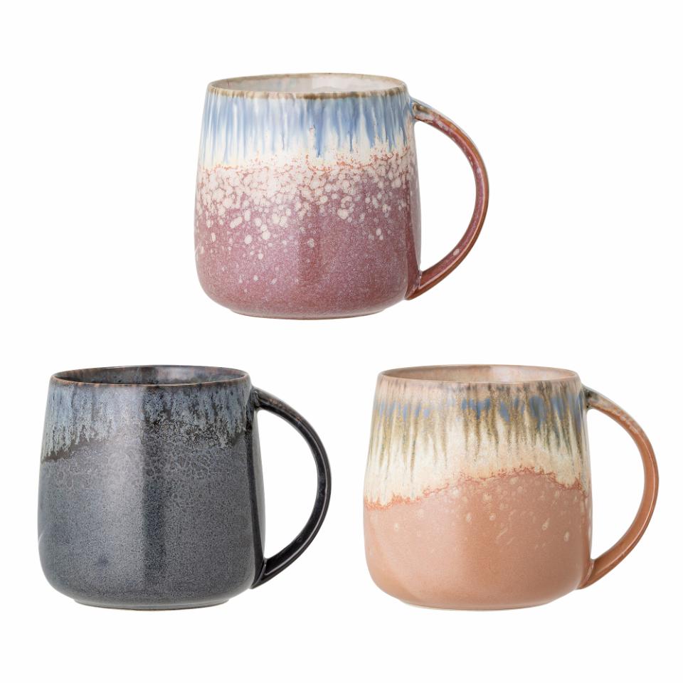 Cloe Mug, Rose, Stoneware