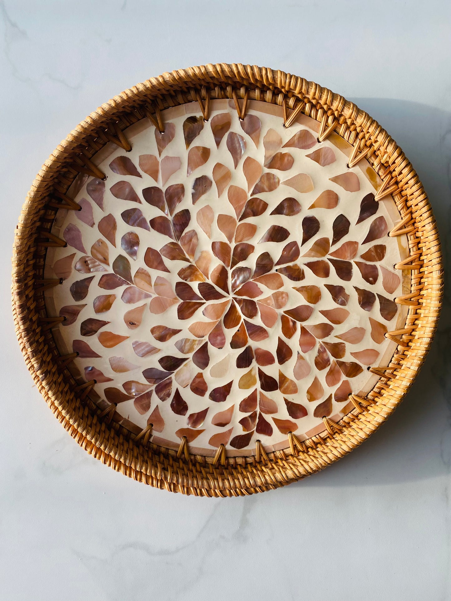 Handwoven Rattan Serving Tray