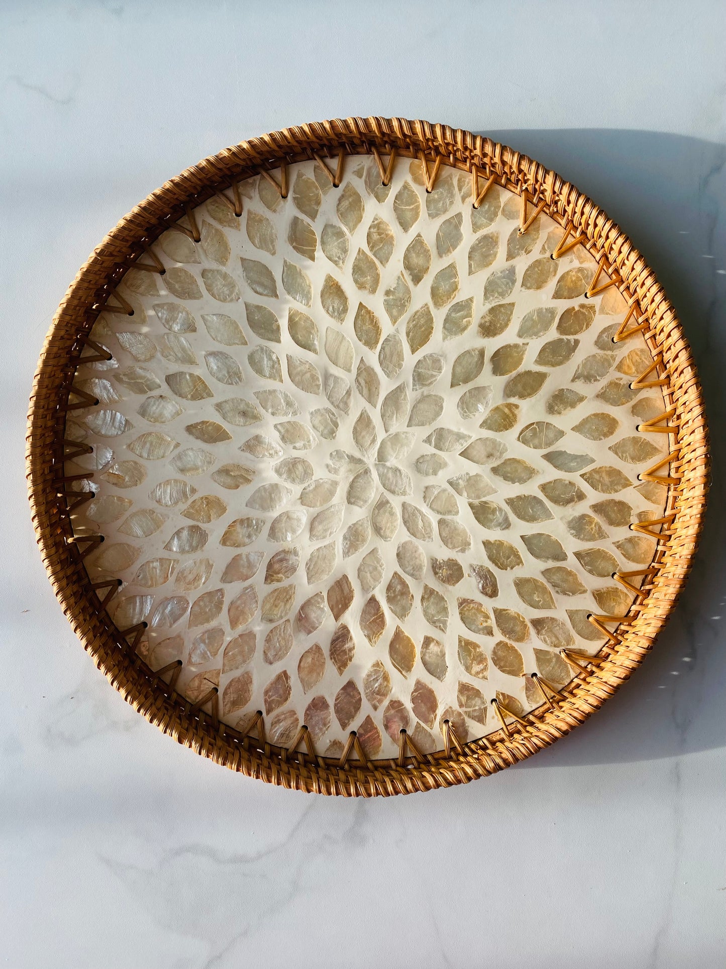 Handwoven Rattan Serving Tray