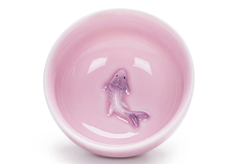 Fish Tea Cups-pink