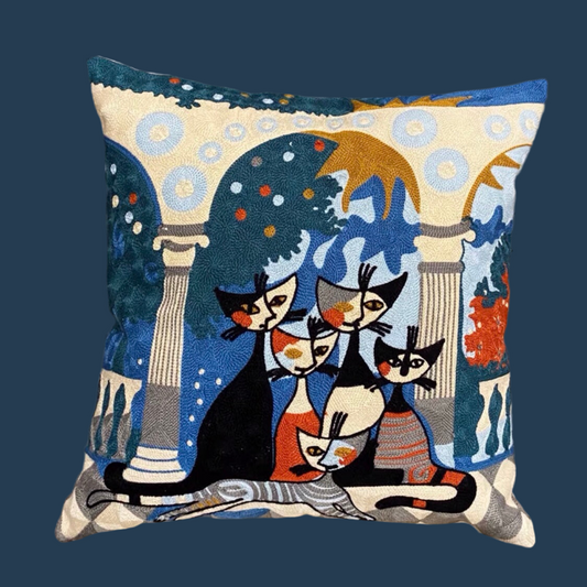 Palace Cats Cushion Cover