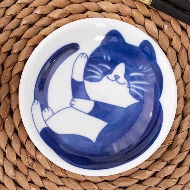 Cute Cat Ceramic Sauce Dishes