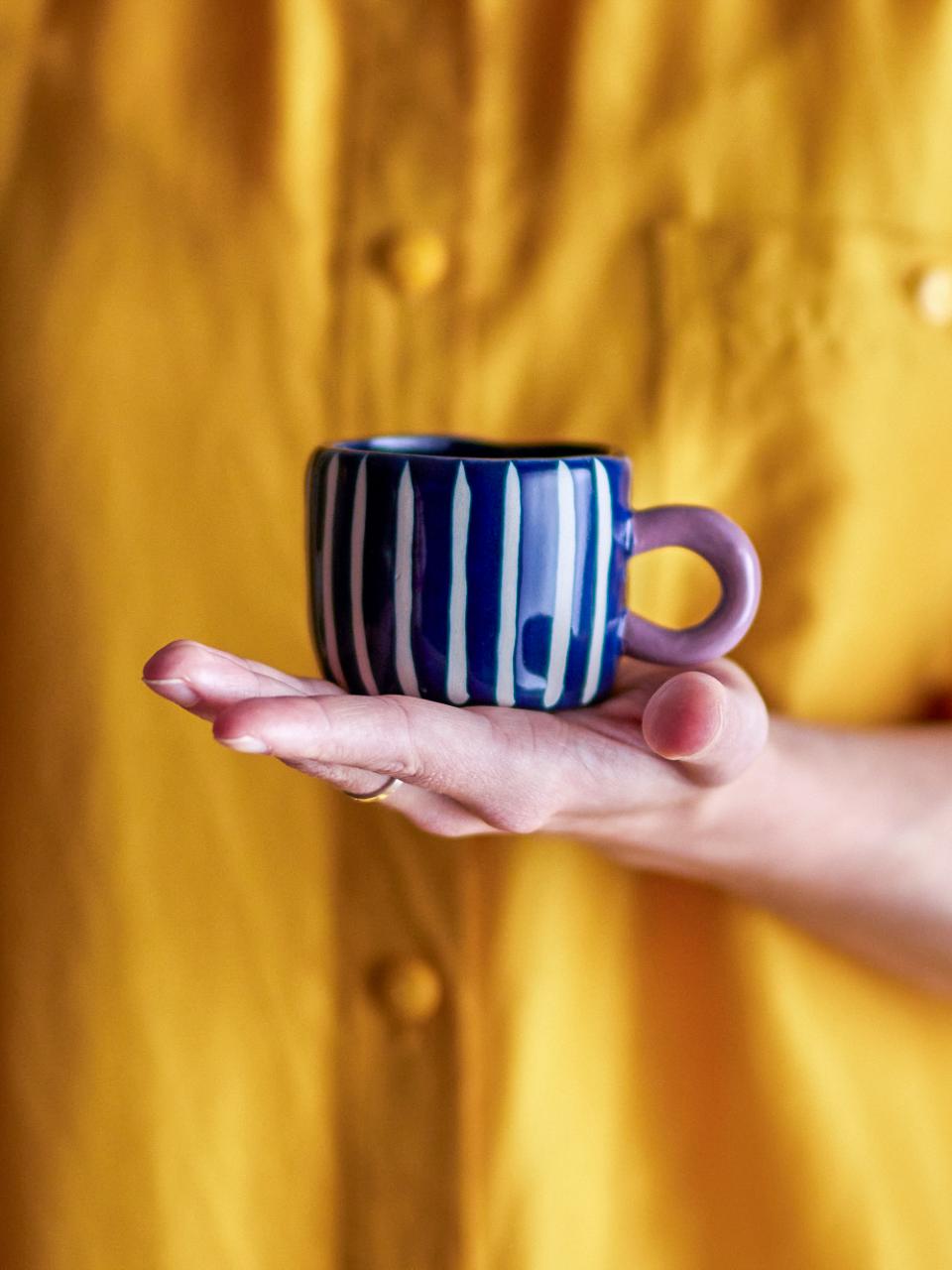 Nini Cup, Blue, Stoneware