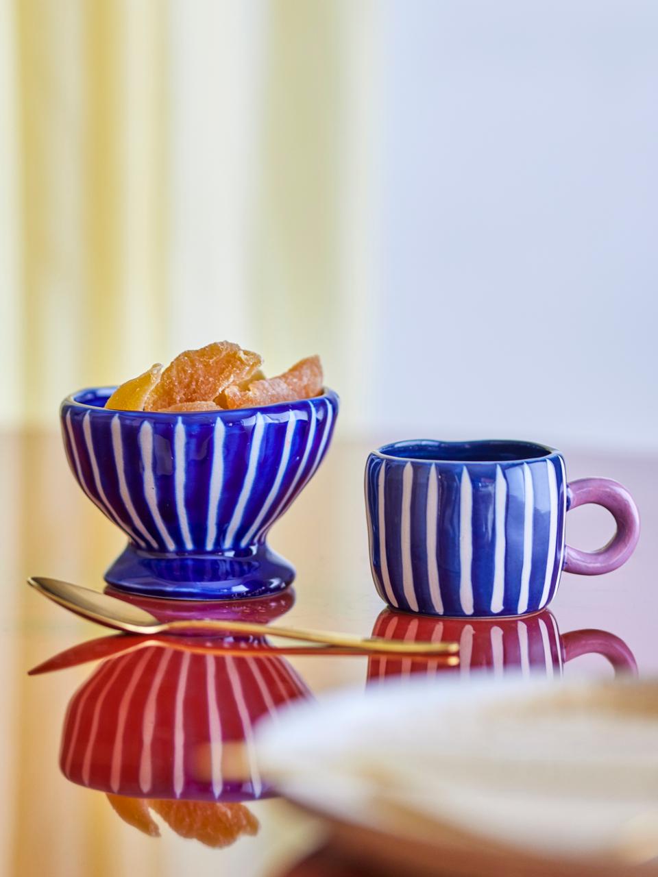 Nini Bowl, Blue, Stoneware