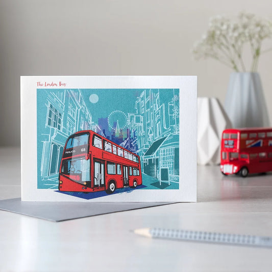 Classic London Bus Card