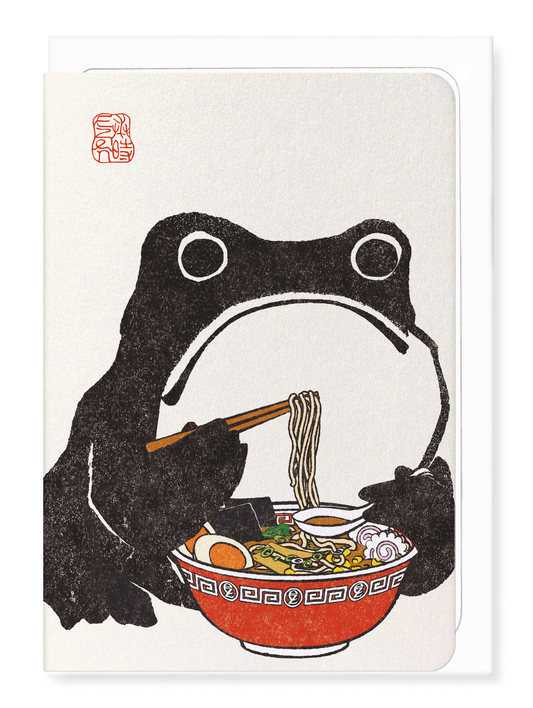 RAMEN EZEN FROG: Greeting Card