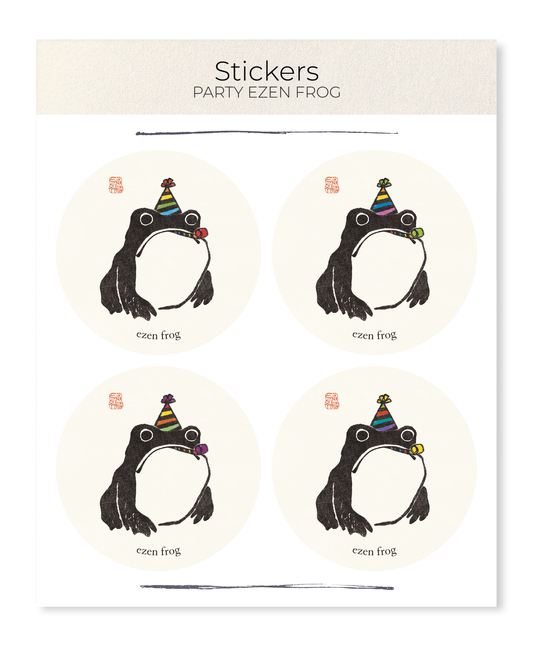 PARTY EZEN FROG: Sticker Set