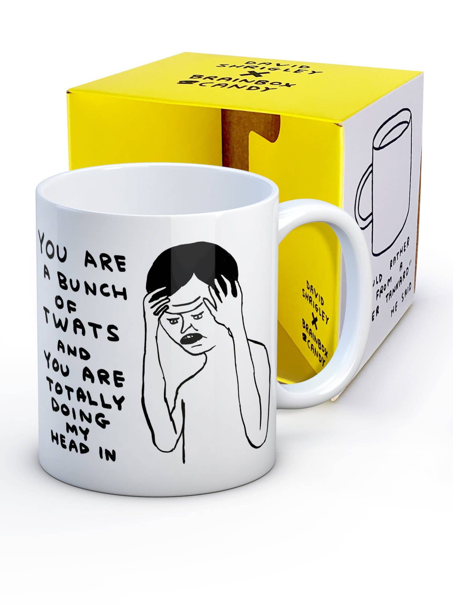 David Shrigley Mug Bunch Of Twats