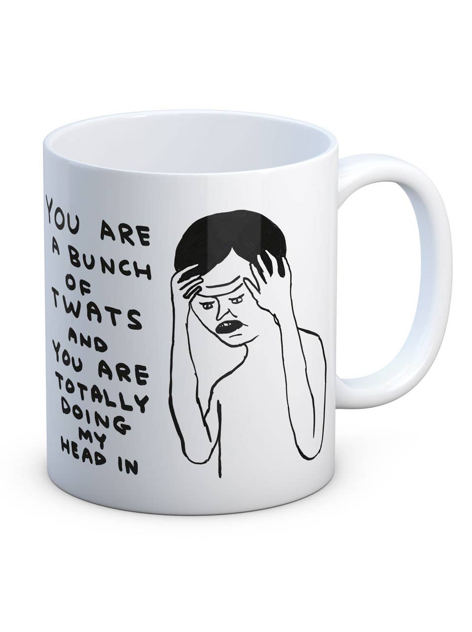 David Shrigley Mug Bunch Of Twats