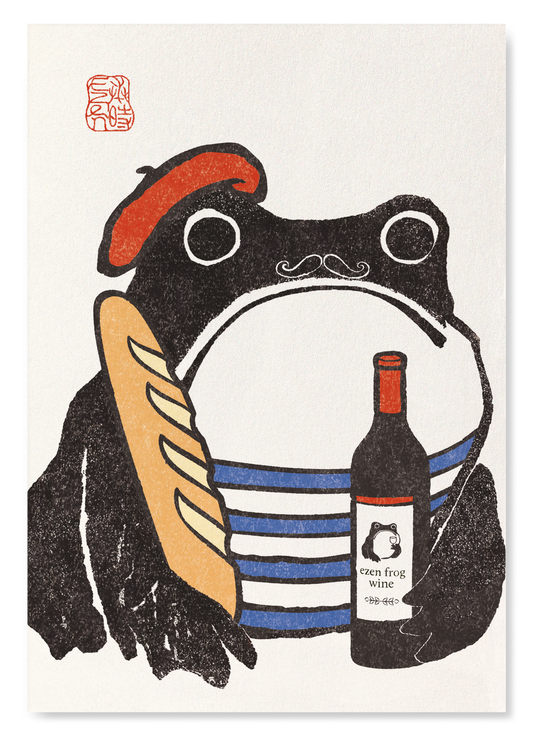 FRENCH FROG: Japanese Art Print