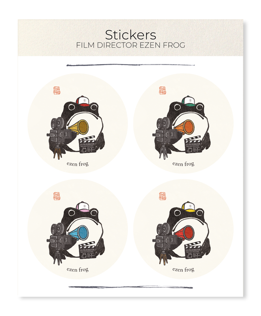 FILM DIRECTOR EZEN FROG: Sticker Set