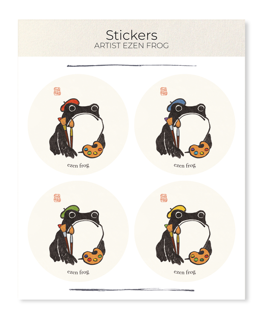 ARTIST EZEN FROG: Sticker Set