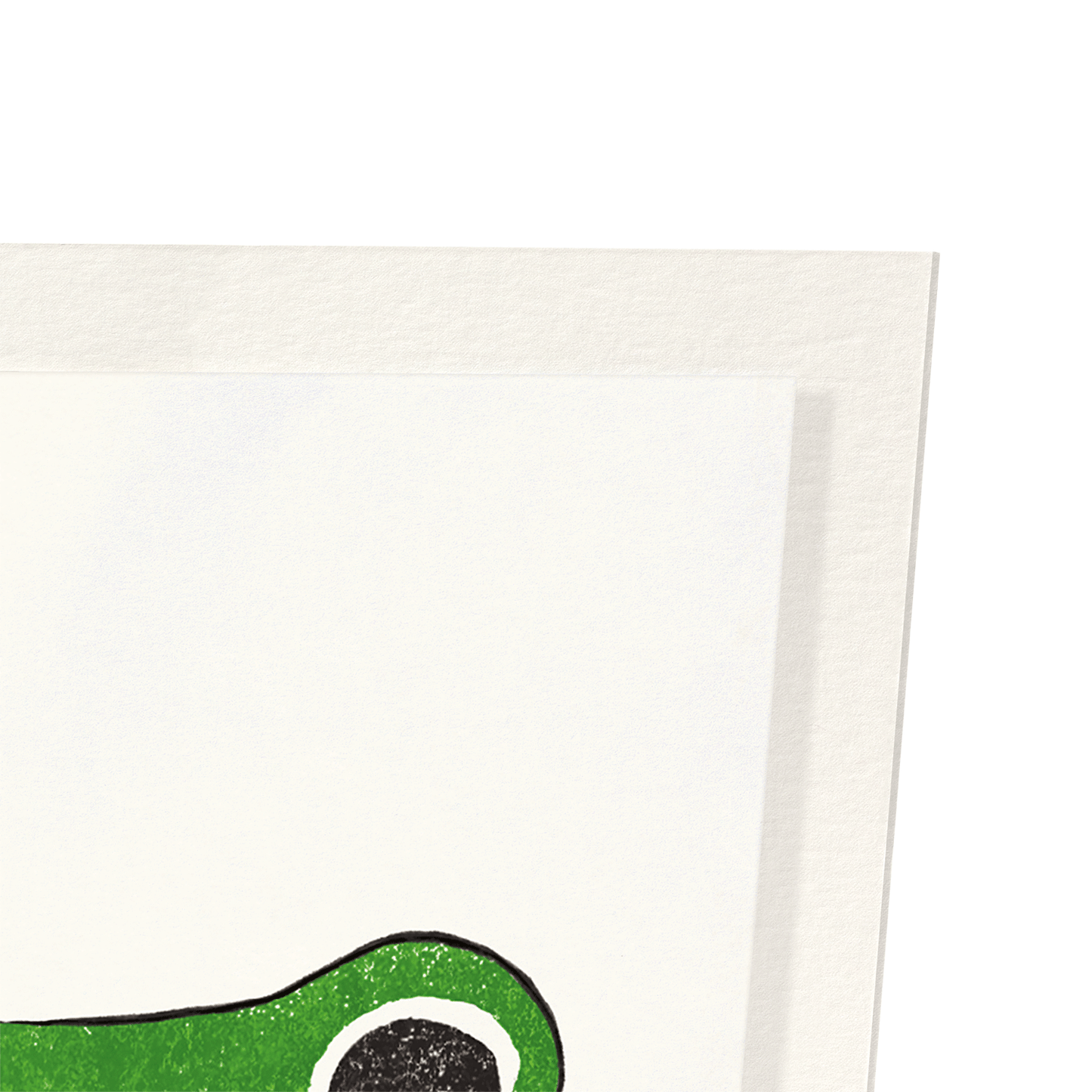 GREEN FROG: Japanese Art Print