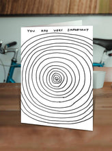 David Shrigley Card You Are Very Important