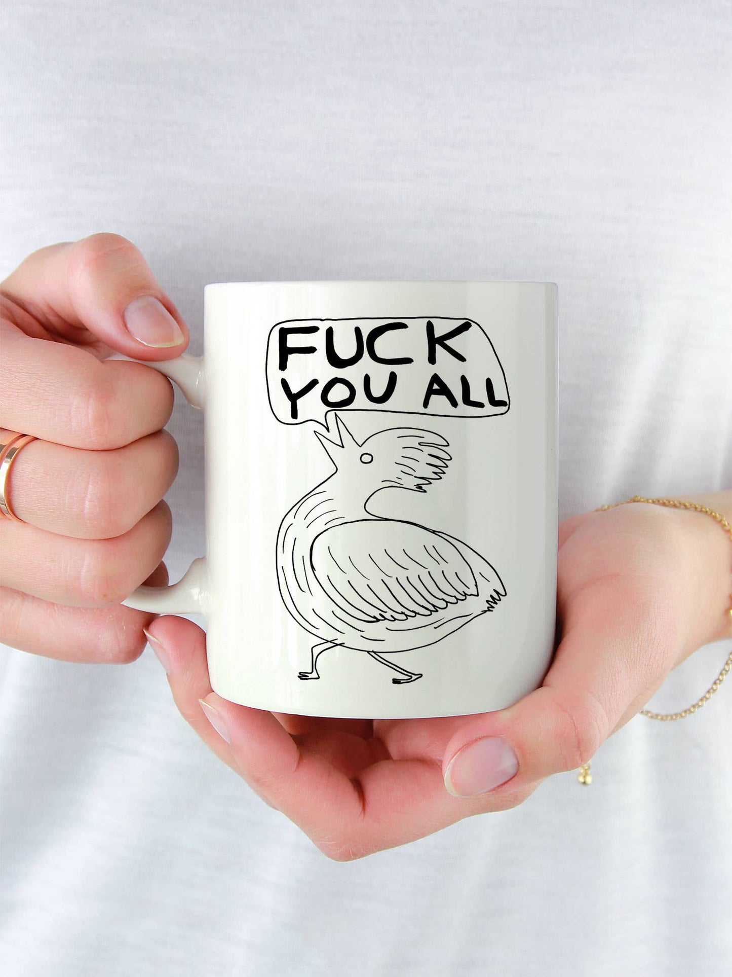 David Shrigley Mug Fuck You All