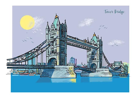 Tower Bridge Blank Card