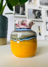 Handmade Orange Peel Colour Little Vases