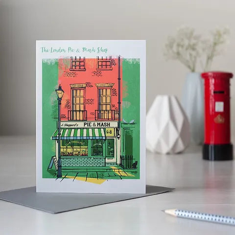 The London Pie and Mash Shop Card
