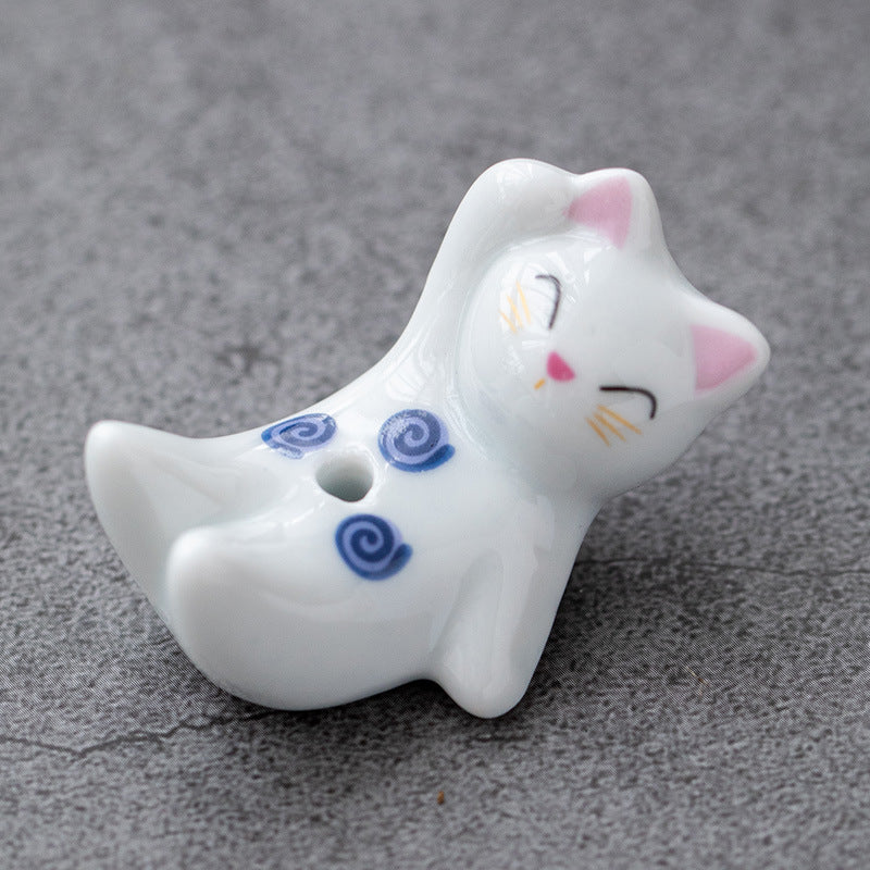 Bunny and Cat Incense Holder