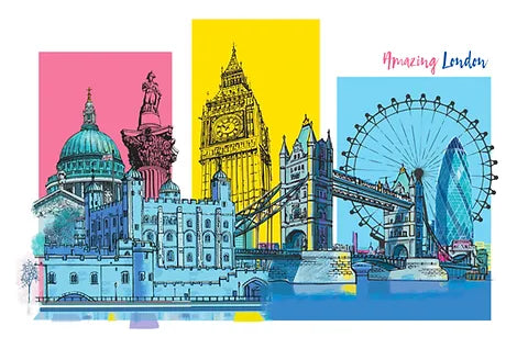 Amazing London Skyline card