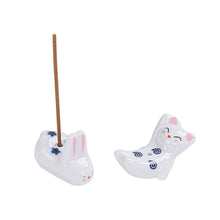 Bunny and Cat Incense Holder
