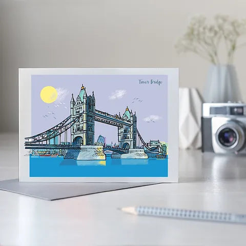 Tower Bridge Blank Card