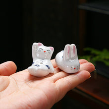 Bunny and Cat Incense Holder