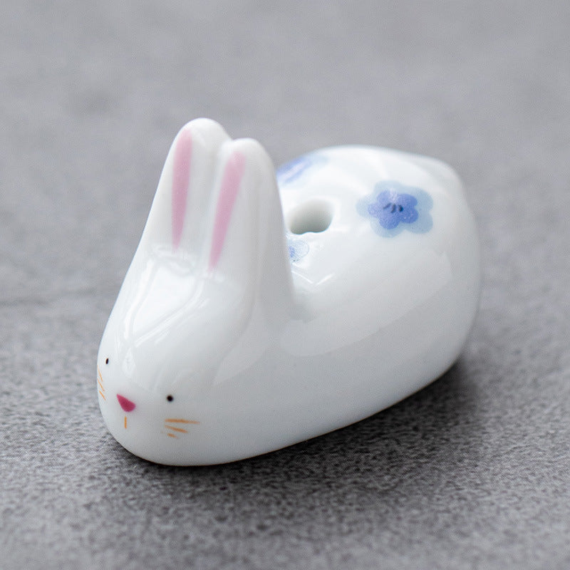 Bunny and Cat Incense Holder