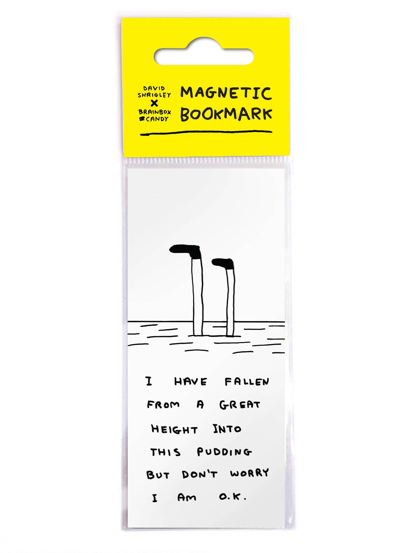 David Shrigley Magnetic Bookmark Pudding