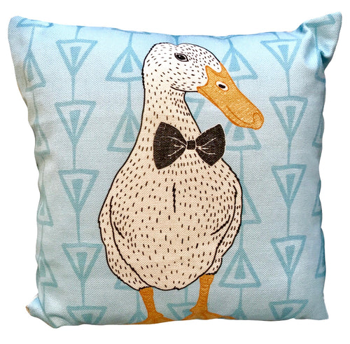 Bow Tie Duck Cushion Cover