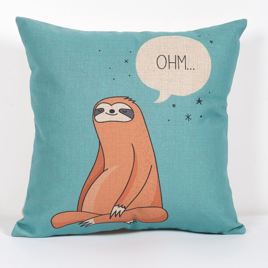 Sloth Cushion Cover