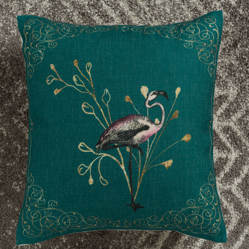 Alice in Wonderland Cushion Cover-Flamingo