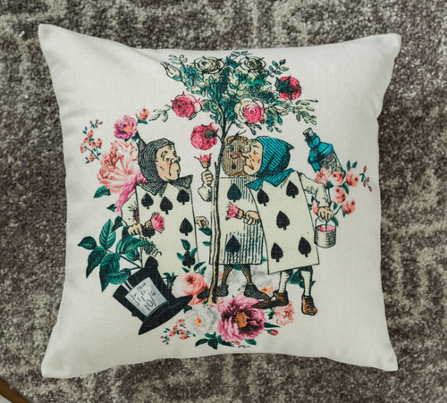 Alice in Wonderland Cushion Cover-Cards