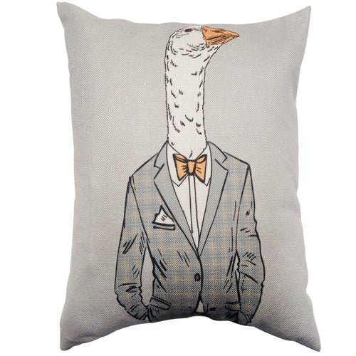 Hipster Goose Cushion Cover