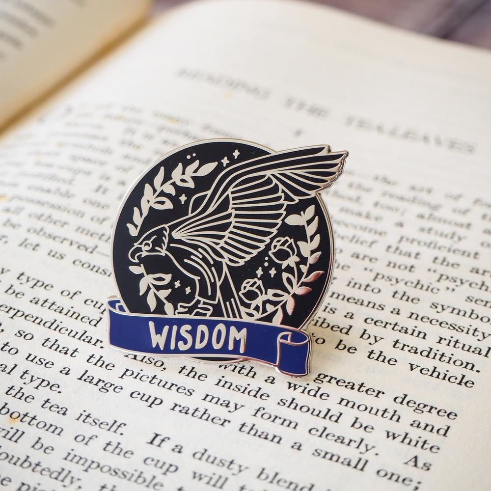 WISE EAGLE ENAMEL PIN