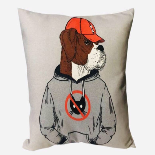 Cool Boxer Dog Cushion Cover